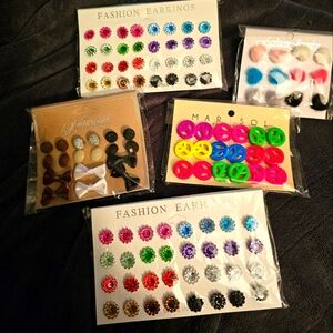 Pierced Earrings..NEW approx 56 pairs